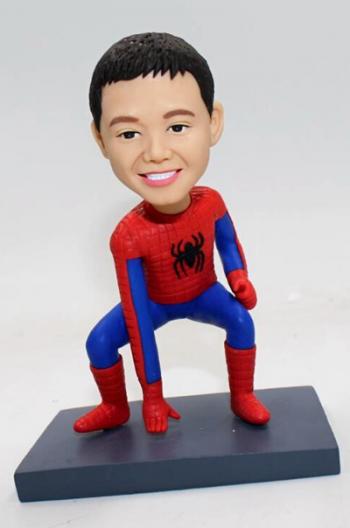 Personalized Bobbleheads Spider superhero Kids