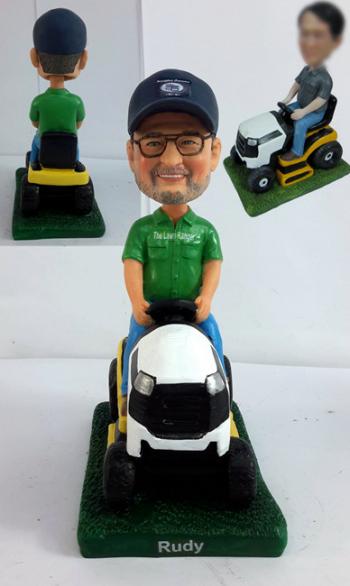 Personalized Mower Bobbleheads