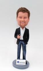 Personalized Businessman Bobbleheads
