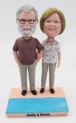 Best gift for parents- Old couple bobbleheads [C3191]