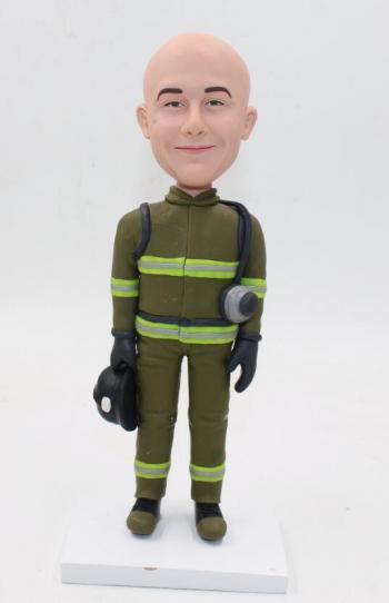 custom bobbleheads Make Bobble heads for Fireman firefighter