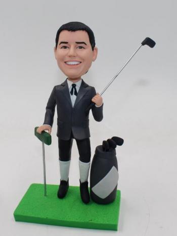 Golfer bobbleheads golf doll for boss