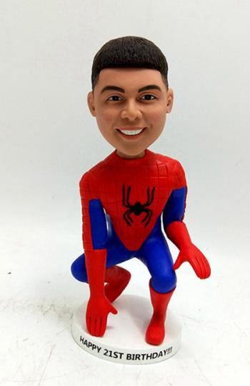 Spider superhero custom bobbleheads