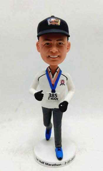 Personalized bobblehead doll-Marathon Runner