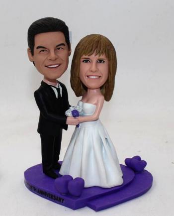 Custom wedding bobbleheads-My heart will go on