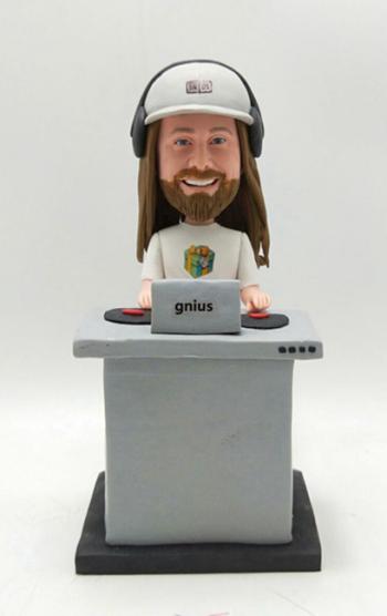 Personalized DJ bobblehead