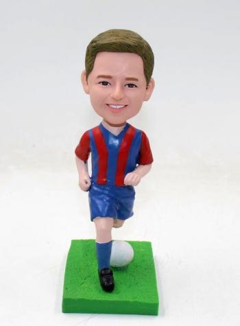 Custom soccer player bobbleheads