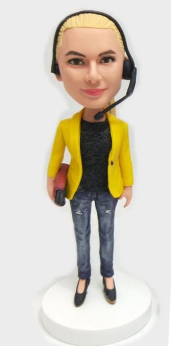 Custom customer service bobblehead