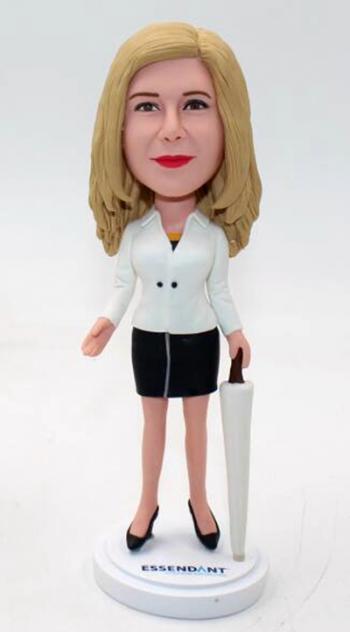 Office Lady Personalized Bobbleheads