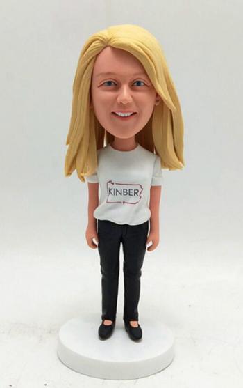 Custom bobblehead- Female in Casual