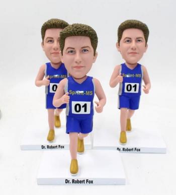 Runner custom bobblehead doll