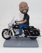 Driving Motorcycle bobblehead [C2854]