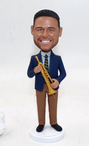 Custom Trumpet player Bobbleheads