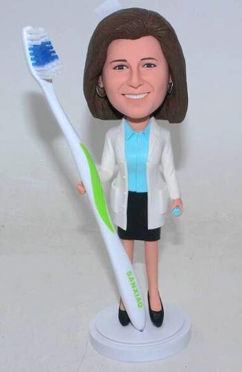 Female Dentist bobblehead