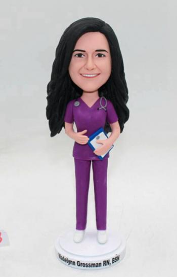Personalized bobbleheads doll-nurse