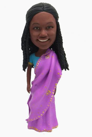 Gifts For Bridesmaid custom Bobbleheads Indian wedding