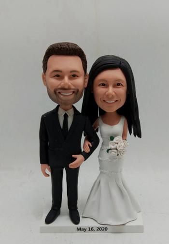 personalized wedding cake topper