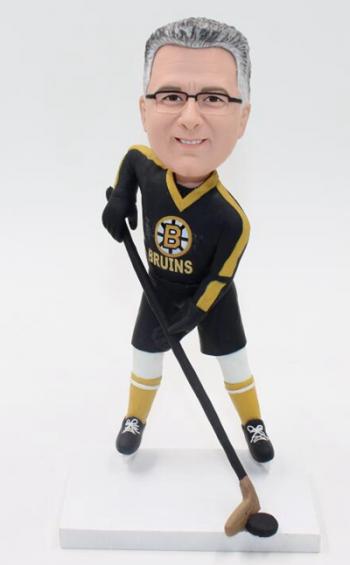 Palying hockey custom bobbleheads