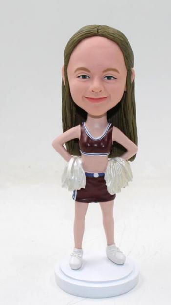 Cheer leader bobbleheads