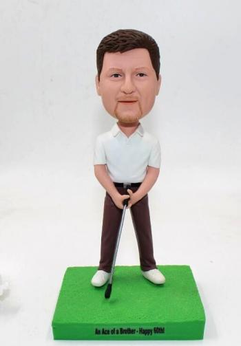 Golfer bobbleheads- Make Bobble heads for golf player