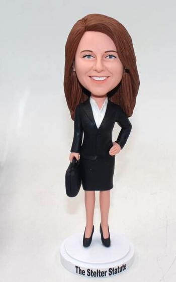 Custom bobbleheads- office lady