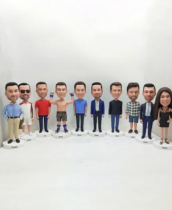 10 Custom Bobbleheads-gift bulk order Free Shipping