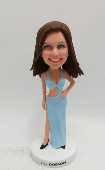 Personalized sexy lady bobbleheads doll