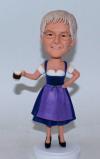 Custom beer lady bobblehead