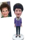 Personalized Female Employee Bobbleheads Custom Retirement Bobblehead Personalized Female Employee Bobbleheads Custom Retirement Bobblehead