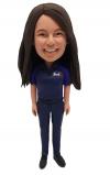 Custom bobblehead FedEx delivery woman