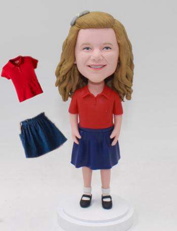 Little girl birthday Make Bobble heads custom bobbleheads