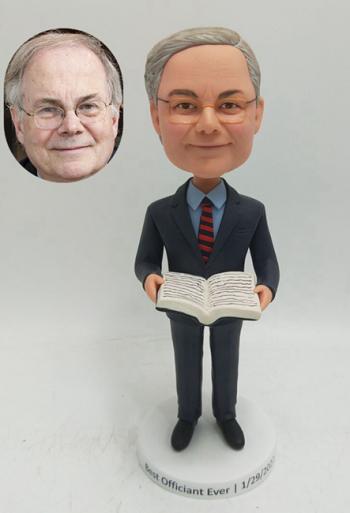 Custom bobblehead - wedding officiant