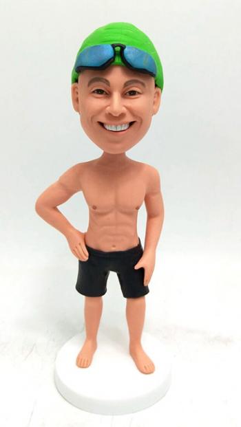 Swimmer Bobblehead - Sports Man swim