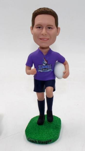 Rugby Player Bobble Heads