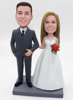 Custom wedding cake topper [C2714]