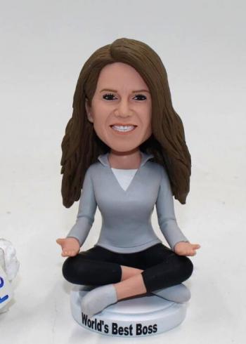 Yoga custom bobblehead