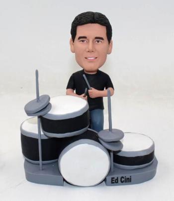 Rock Band Drummer custom Bobbleheads