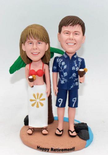 Personalized custom anniversary bobbleheads