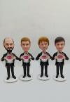 4 Custom Bobbleheads -Gift for team members