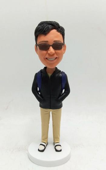 Personalized bobblehead doll