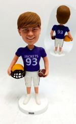 Custom football player bobblehead [AM3842]