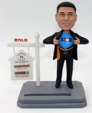 Custom realtor bobbleheads-your own design