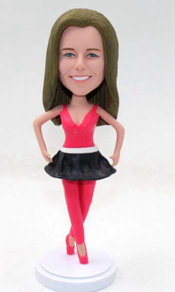 Custom dancing girl Bobbleheads