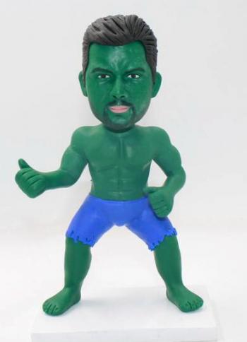 Custom Incredible superhero bobblehead doll