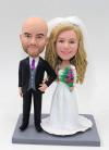 Wedding cake topper bobblehead