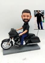 Custom motorcycle bobblehead made from picture [C6350]