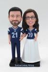 Personalized custom wedding bobble heads doll