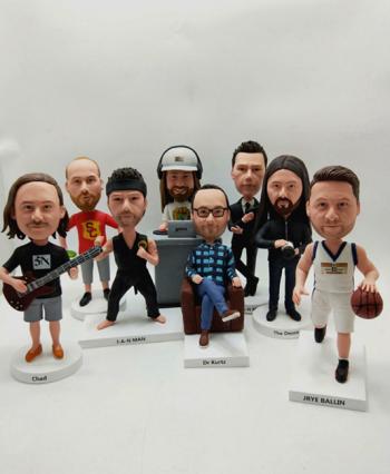 8 Custom Bobbleheads personalized gift for family-Free Shipping