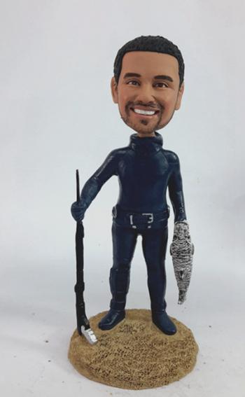 Custom Fisherman Bobbleheads