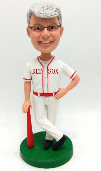 Custom Red Sox baseball bobblehead